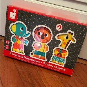 NWT 3 Funny Magnets - Colorful Animal Set